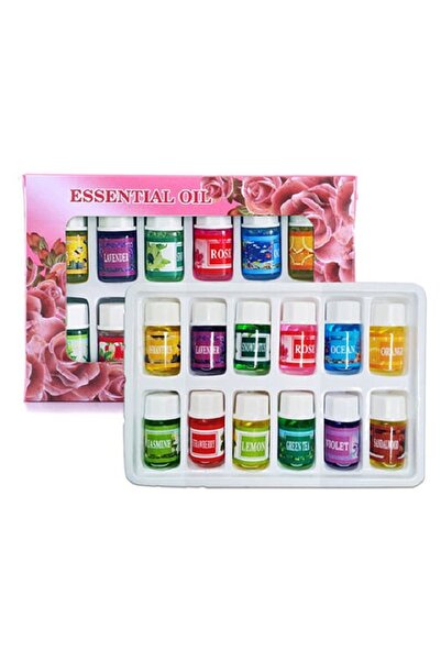 VELORA Set 12 Uleiuri Esentiale Aromaterapie 3ml Extracte Naturale pentru Umi...