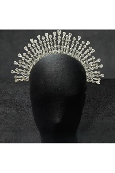 Estilo Lingerie Maybe Model High Bridal Crown, Henna Crown, after Party Crown