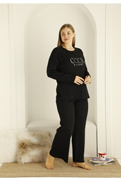 lindros Women's pajamas, long sleeves and long pants, Cool print