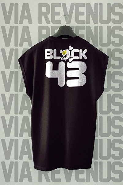 Vordevia Ken Block 43 Back Printed Zero Sleeve Crew Neck Sports Tshirt