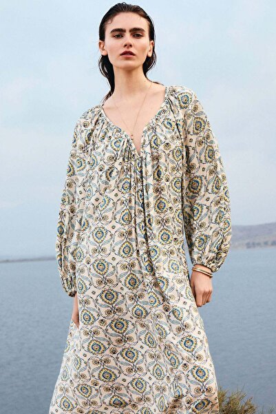 H&M فستان تونيك كبير الحجم