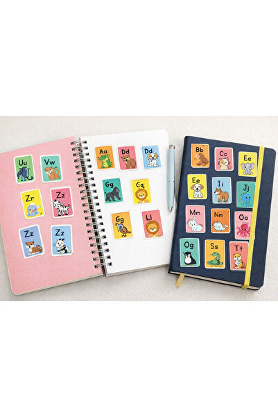 Limitless Design English Alphabet Animals Poster – Educational Children's Wal...