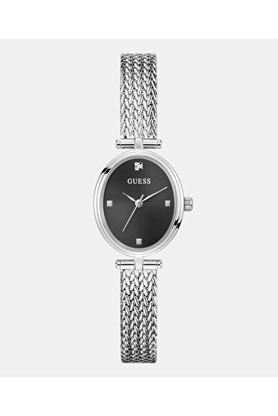 Guess Ladies Silver Tone Analog Watch