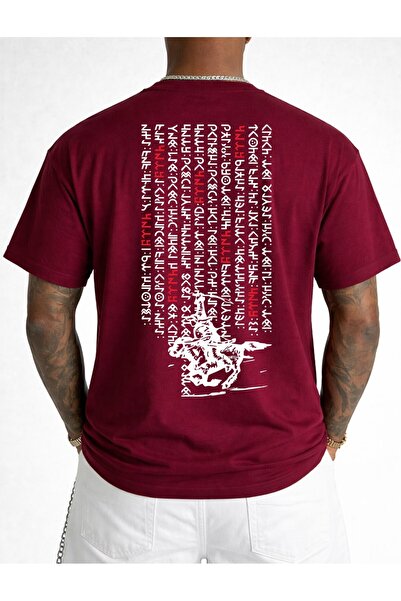 VEK Göktürk Letters Special Design T-Shirt Oversize Unisex Göktürk