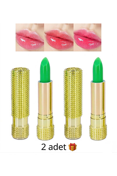 Rose 2 Adet🎁 Sihirli Pembe Ruj 💖 24 Saat Kalıcı & Öpücüğe Dayanıklı Mucize 💋✨