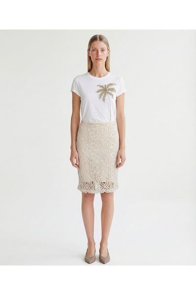 Yargıcı Kalem Düşük Bel Etek