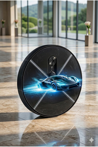 Grand City Media مروحة تعليق جدارية هولوجرام 65 سم