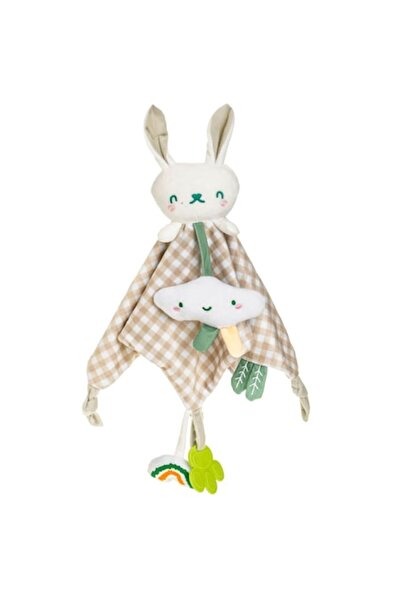 OEM Beige Comforter Bunny with Teething Toy for Babies