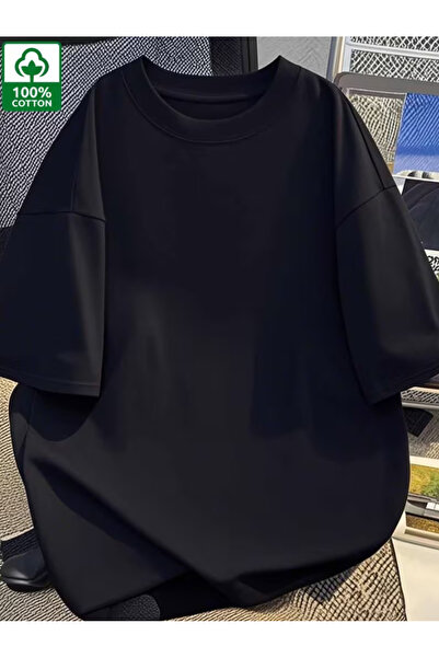 LİNA06 100% Cotton Printed Men's Pure Cotton Vintage T-shirt, Simple, Stylish