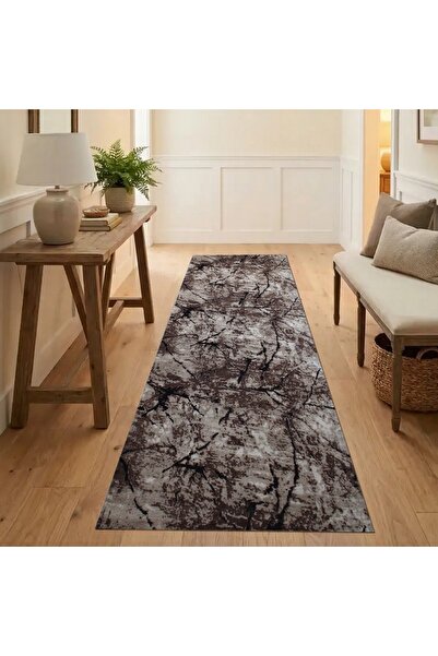 OEM Traversa Antiderapanta Alara, Nuante Maro, Poliester, Latime 100 cm