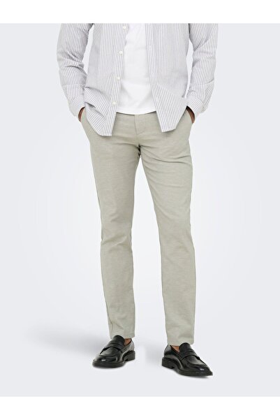 Only & Sons Chino Hose ONSMARK Verjüngt Leinen Chino Hose