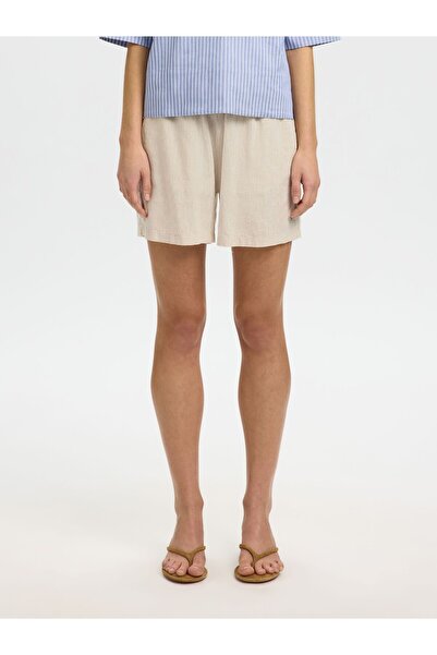 SELECTED Shorts Leinenmix