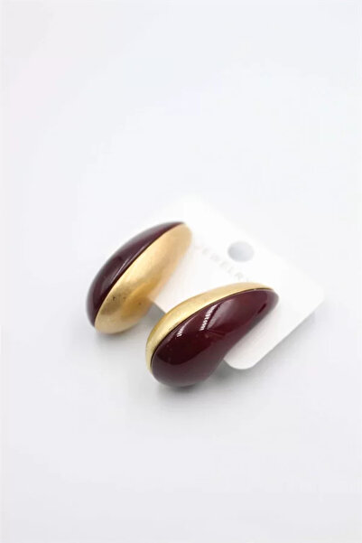 NUVVO Drop Earrings - Burgundy