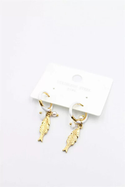 OEM Fish earring - white