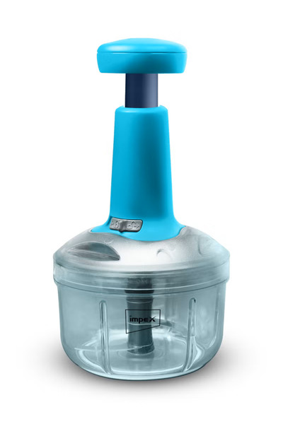 IMPEX IC650 مفرمة يدوية 650 مل بـ 3 شفرات ستانلس ستيل، سهلة التثبيت بالضغط، م...