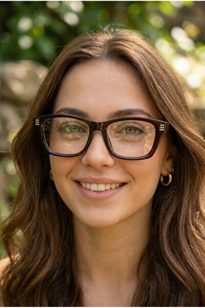 MONAL EYEWEAR Three Lines Burber Blue Light Protector Screen Glasses Opticall...