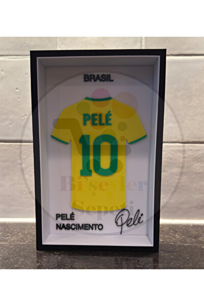 Bi'şeyler Sepeti Pelé Nascimento - BREZİLYA - Forma İmzalı Çerçeve Hediyelik ...
