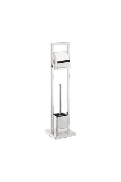 Form & Style Perie WC cu suport pentru hârtie igienică cromată
