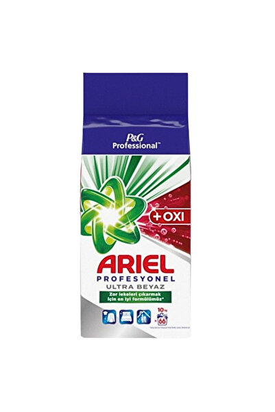 Ariel Professional Detergent Pudră pentru Rufe Albe cu Oxi, Alb Strălucitor ș...
