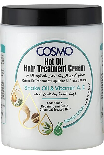 Cosmo Snake Oil & Vitamin Complex Hot Oil Deep Hair Mask Treatment Cream (1L)