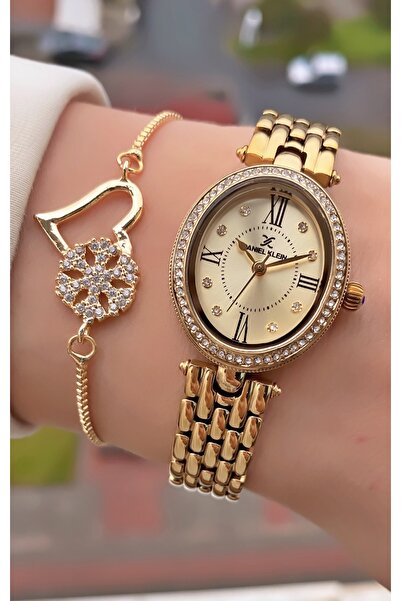 Daniel Klein Marka Orijinal - Altın Renk- 2 Yıl Garantili Kadın Kol Saati - B...