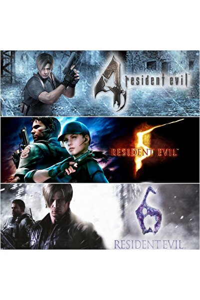 Sony PS4/PS5 Resident Evil Üçlü Paket - Dijital PSN oyunu - CD Değildir