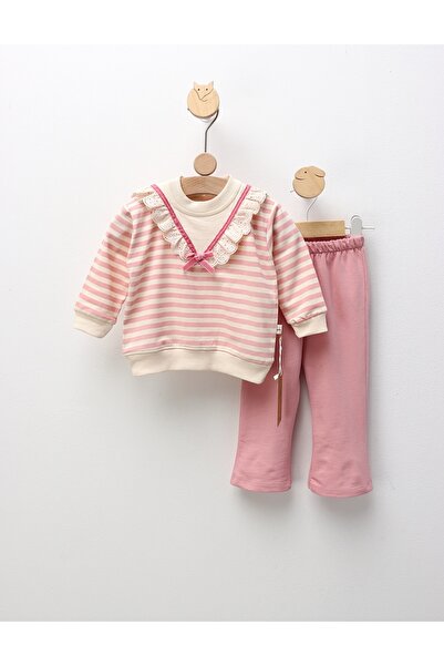 MiniKids Κεντητό κοστούμι Φρέγια, ροζ σχέδιο