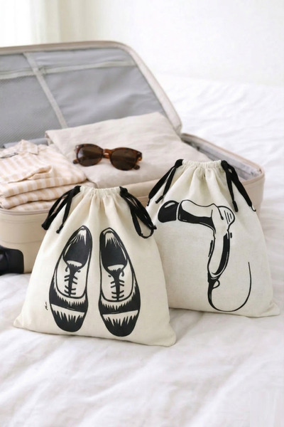 Paris Home منظم حقائب السفر، مجموعة أدوات تنظيم الحقائب الداخلية