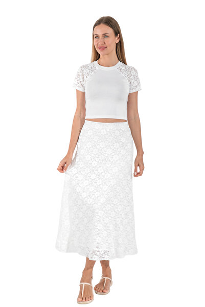 Oq dantelă PUCURI CU CĂPTUȘEALĂ ȘI TALIE ELASTICĂ ESNE elastic K