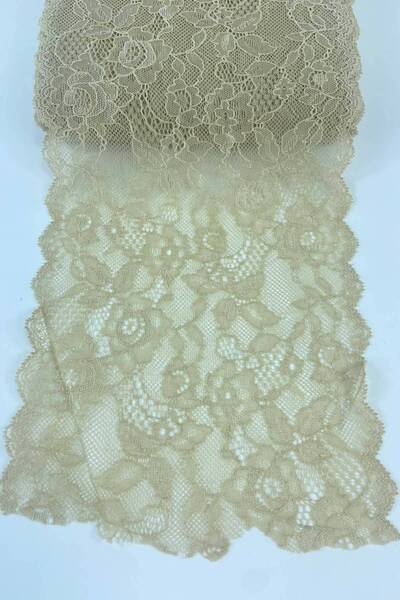 Hobigram Ornament decorativ din dantelă elastică din Lycra, lată, tip nurcă