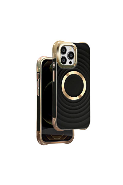 TFO Husa iPhone 13 Pro Max Anti-Shock, BLACK GOLD, MagSafe , Butoane Responsive