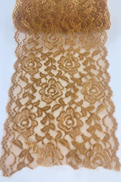 Hobigram Διακοσμητικό στολίδι από εύκαμπτη δαντέλα Lycra σε χρώμα τούβλου