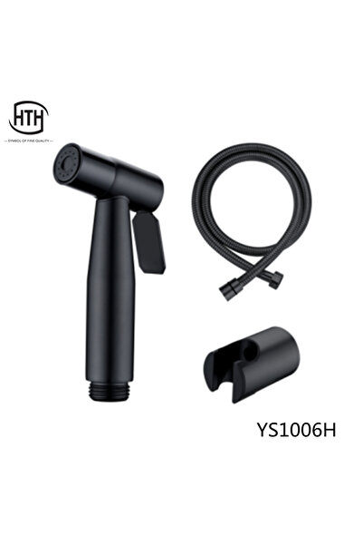 HTH Stainless Steel Handheld Bidet Sprayer for Bathroom Black Color