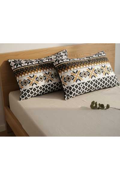 Taç Zorluteks Flannel Pillowcase Set 2 Pieces 50X70 cm – 100% Cotton, Warm an...