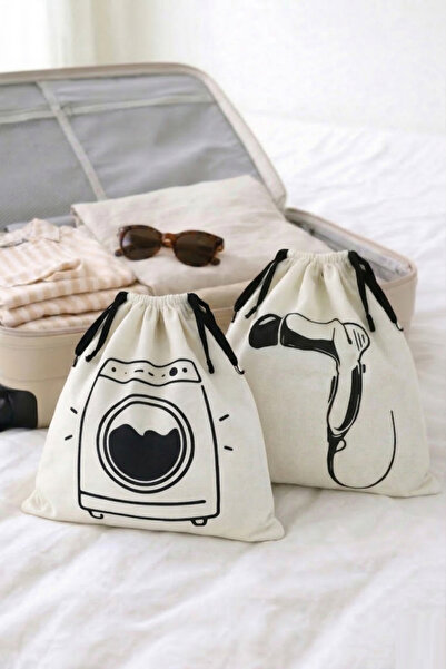 Paris Home Kirli Çamaşır ve Şort Makinesi İçin Valiz Düzenleyici Seyahat Orga...