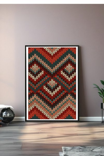 Sekiz8 Tablou minimalist cu poster înrămat negru - Imprimare digitală CER74