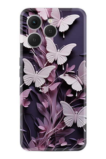 TECNO Spark 40 4G (KM5n) Uyumlu Kılıf Desen Baskılı Silikon NAME-834.jpg