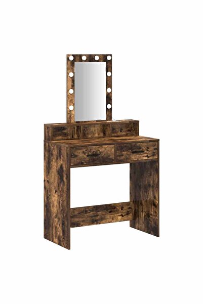 vidaxl Masă de Machiaj cu sertar Maro 79 x 41 x 140 cm Lemn compozit