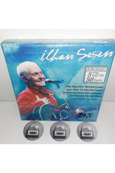 CD ILHAN ŞEŞEN 5 LI KOLEKSIYON 58 SARKILI ALBUM