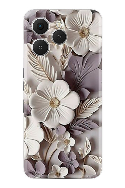 TECNO Spark 40 4G (KM5n) Uyumlu Kılıf Desen Baskılı Silikon NAME-835.jpg