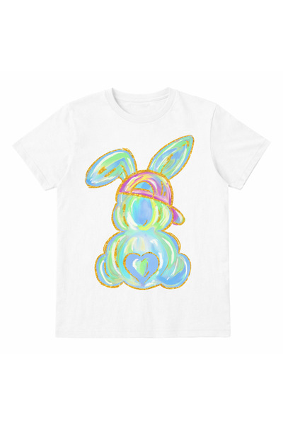Malfini Easter T-shirt for Boys and Dads, 100% Cotton, White, from 3-4 years ...