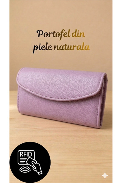 OEM Women 'Wallet made of Genuine Leather, compartmentalized, clasp closure, ...