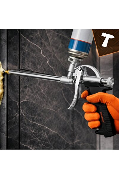 Bigstren Professional polyurethane foam gun, adjustable flow, aluminum alloy