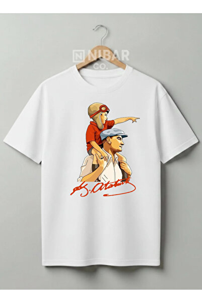 Grafftee Clothing تي شيرت قطني بتصميم مصطفى كمال أتاتورك، سلسلة خاصة للأعياد ...