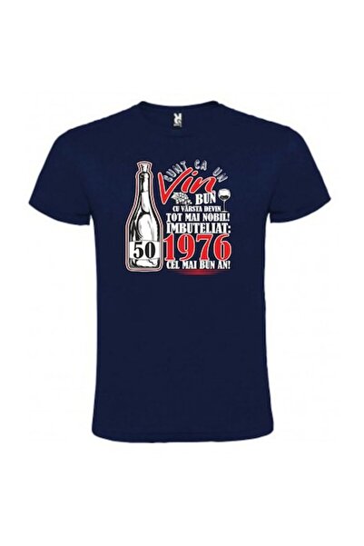 CRD PRINT Personalized Unisex T-Shirt "I am like a good wine 1976-50 years"