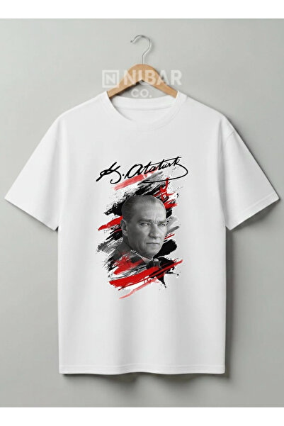 Grafftee Clothing تي شيرت قطني بتصميم مصطفى كمال أتاتورك، سلسلة خاصة للأعياد ...