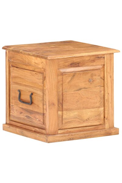 vidaxl Chest, 40x40x40 cm, solid acacia wood