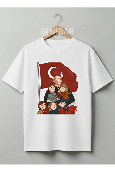 Grafftee Clothing تي شيرت قطني بتصميم مصطفى كمال أتاتورك، سلسلة خاصة للأعياد ...