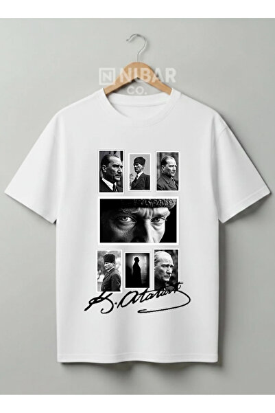 Grafftee Clothing تي شيرت قطني بتصميم مصطفى كمال أتاتورك، سلسلة خاصة للأعياد ...