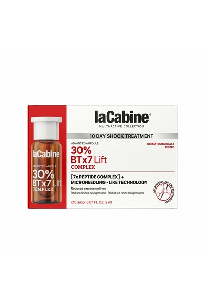 LaCabine La Cabine BTx7 Lift Complex Ampoules – 7 Peptides, Microneedling Eff...